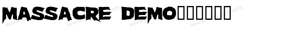 Massacre DEMO字体转换